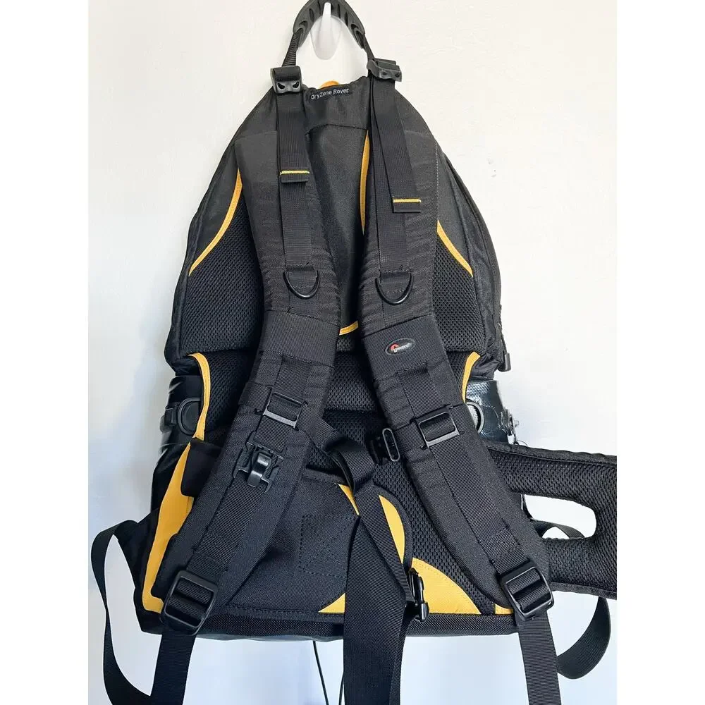Lowepro DryZone Rover Photographer Backpack Camera Yellow Black Waterproof